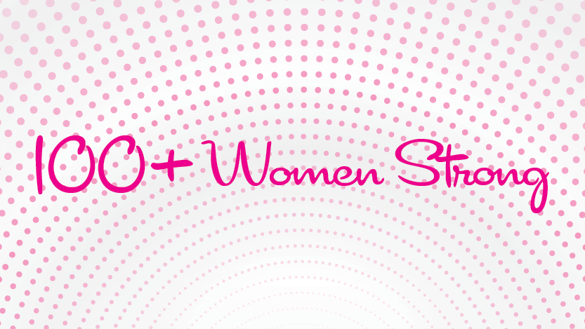 100+ Women Strong welcome event
