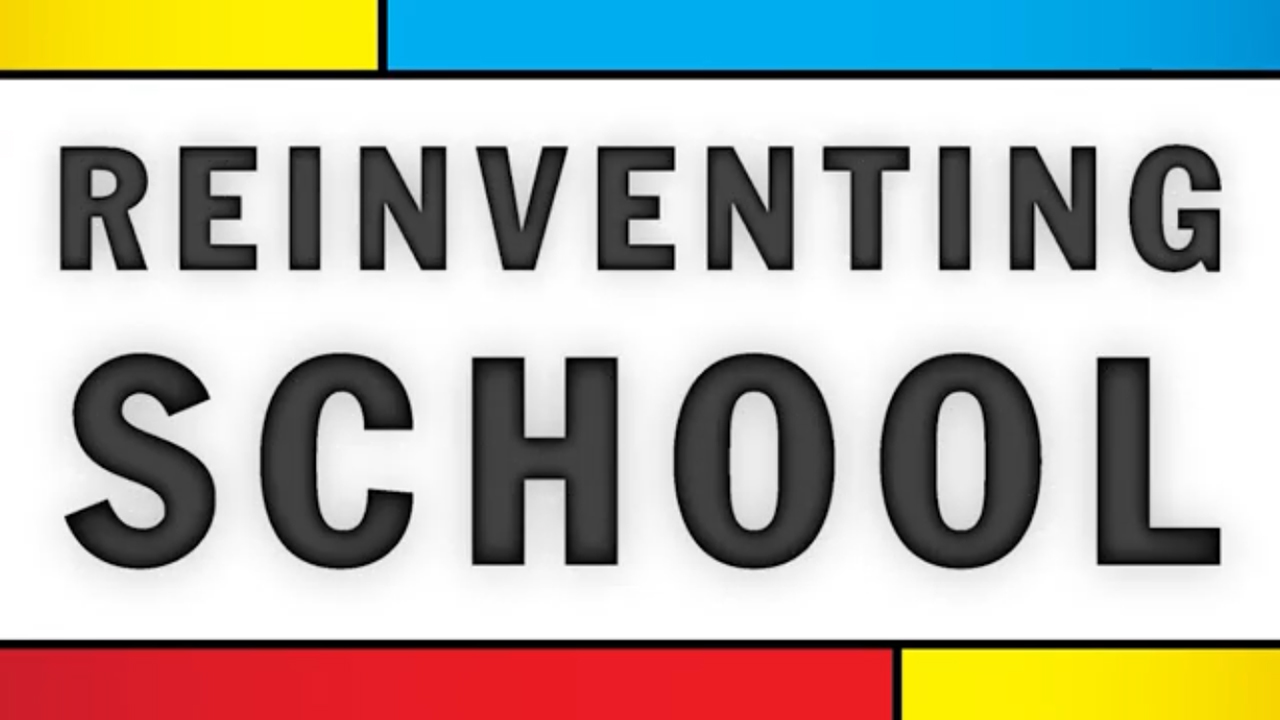 The "Reinventing School" logo