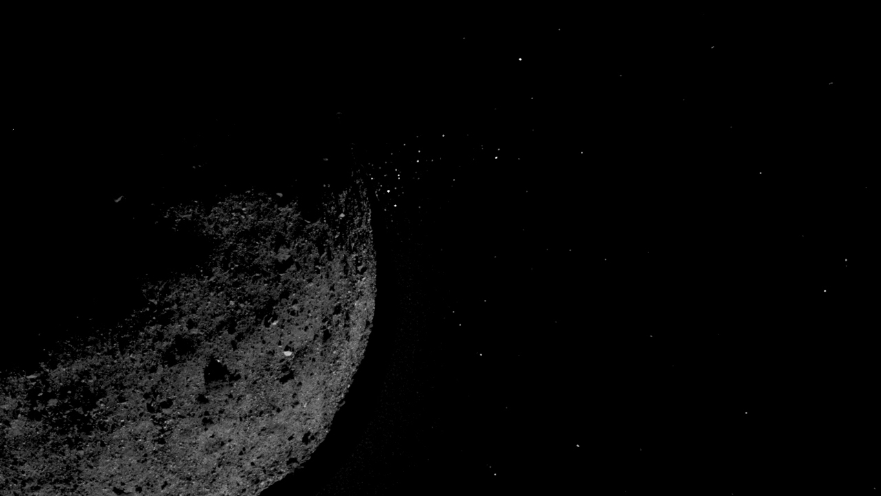 NASA’s OSIRIS-REx sample collection mission performed a successful “Touch-And-Go” (TAG) maneuver. Image credits: NASA/Goddard/University of Arizona