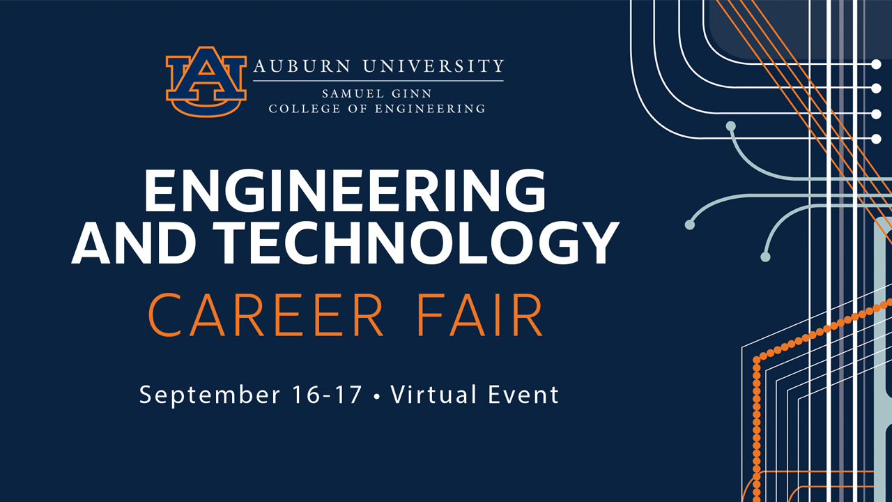 The Engineering and Technology Career Fair will take place on September 16 and 17.