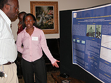 Kolonda Johnson at farewell dinner