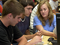 Undergraduate students classroom experiment