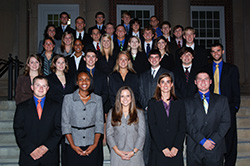 Cupola Society members in formal dress