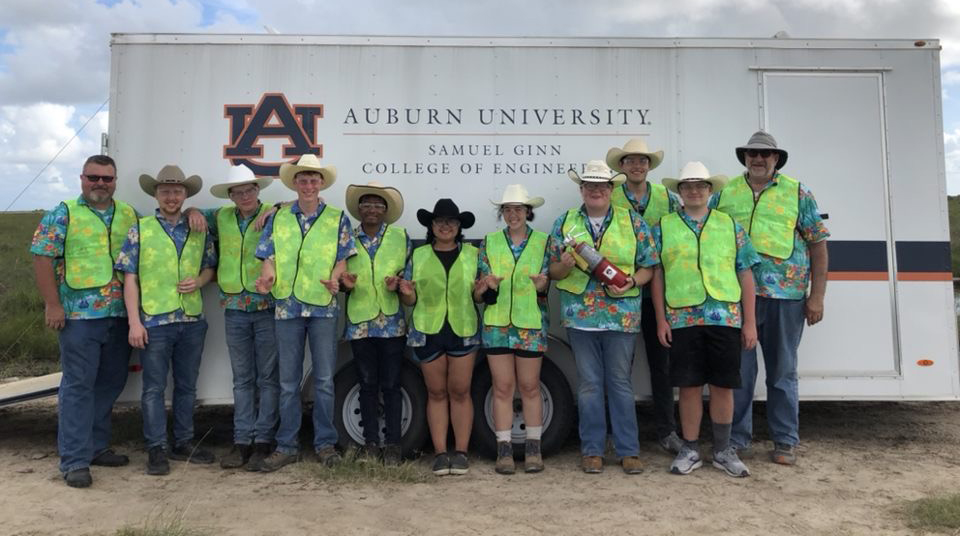 Nine Auburn Rocketry Association students made the trip to Alvin, Texas, for the June 26 Spaceport America Cup.