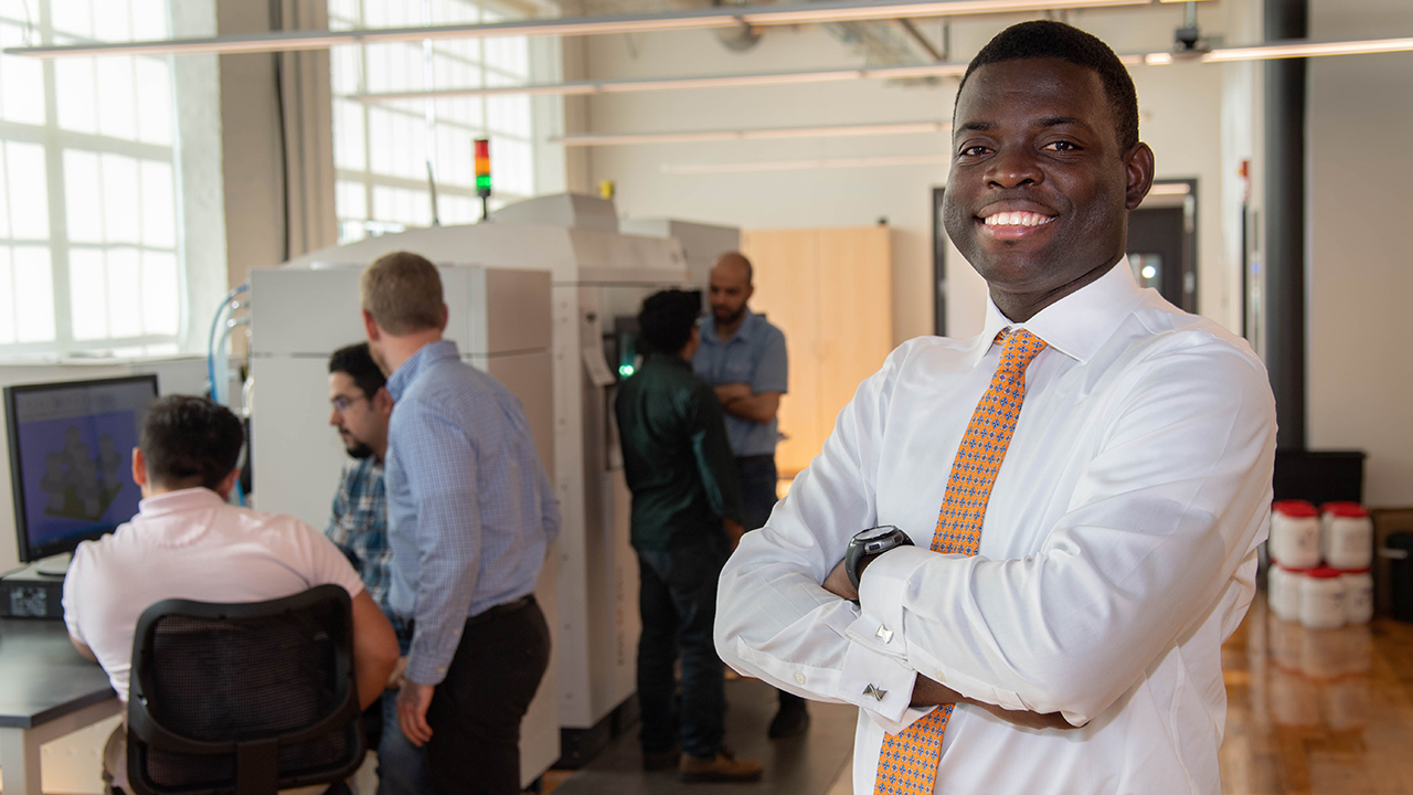 Emmanuel Winful has been an Auburn Engineering health and safety manager since 2019.