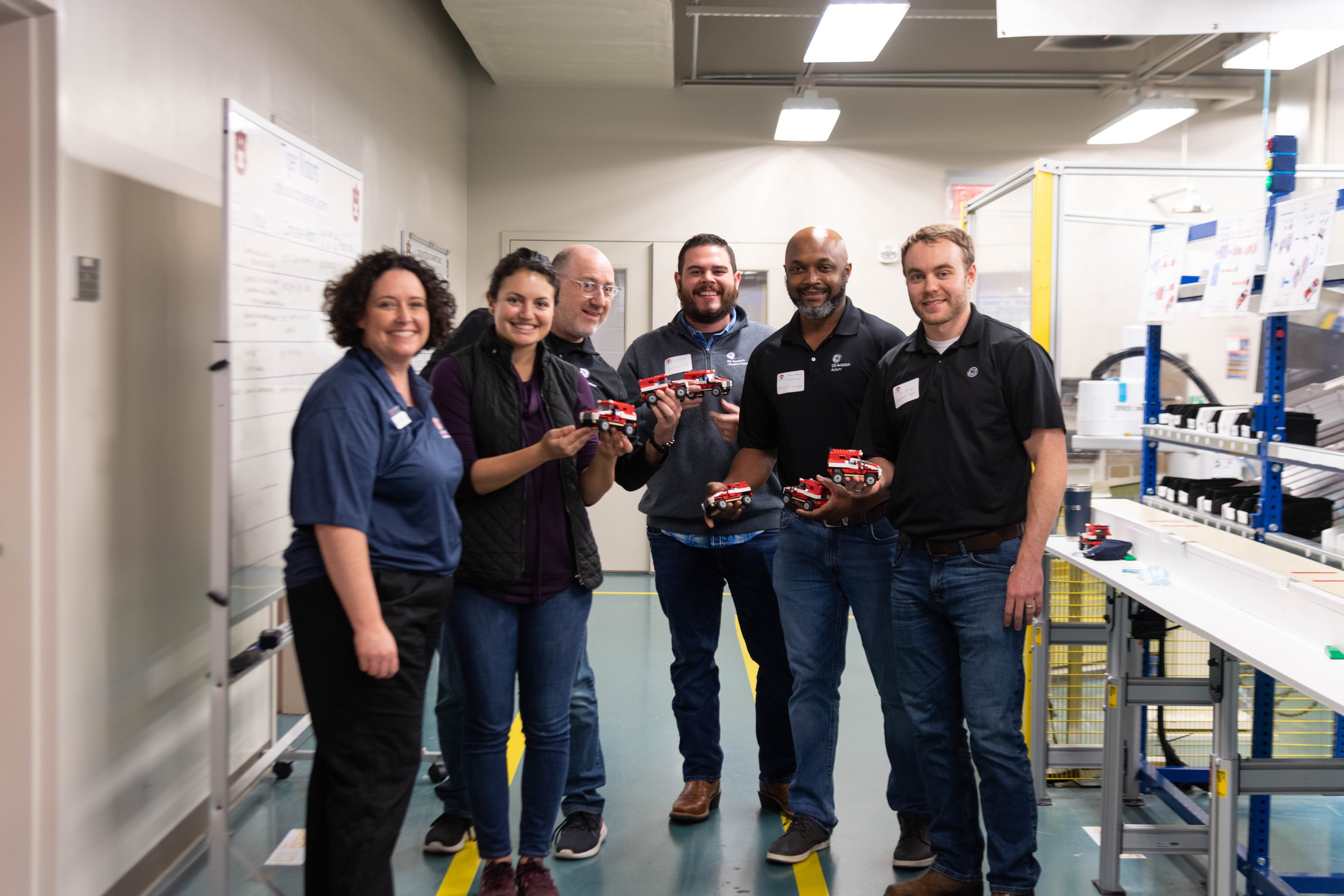 Activities throughout the training included a Current State Value Stream Mapping lecture and activity, a Manufacturing Cells demonstration, a Jidoka Run and discussion and more.