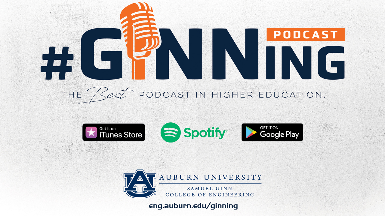 Ginning Podcast Graphic - available on itunes, spotify, and google play