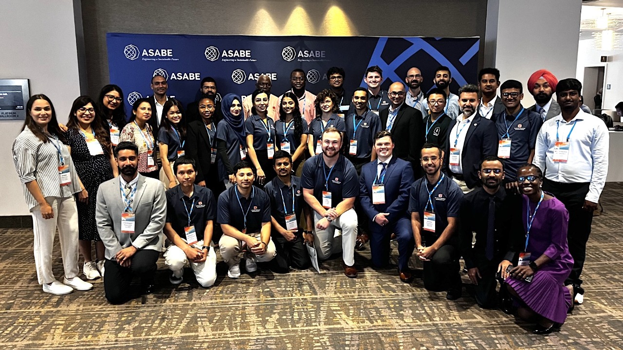 Auburn's Department of Biosystems Engineering was represented by 42 faculty members and graduate students at the 2024 ASABE International Meeting.