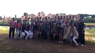The International Engineering and Business Study Abroad program in Rome was held for the first time in 2016.