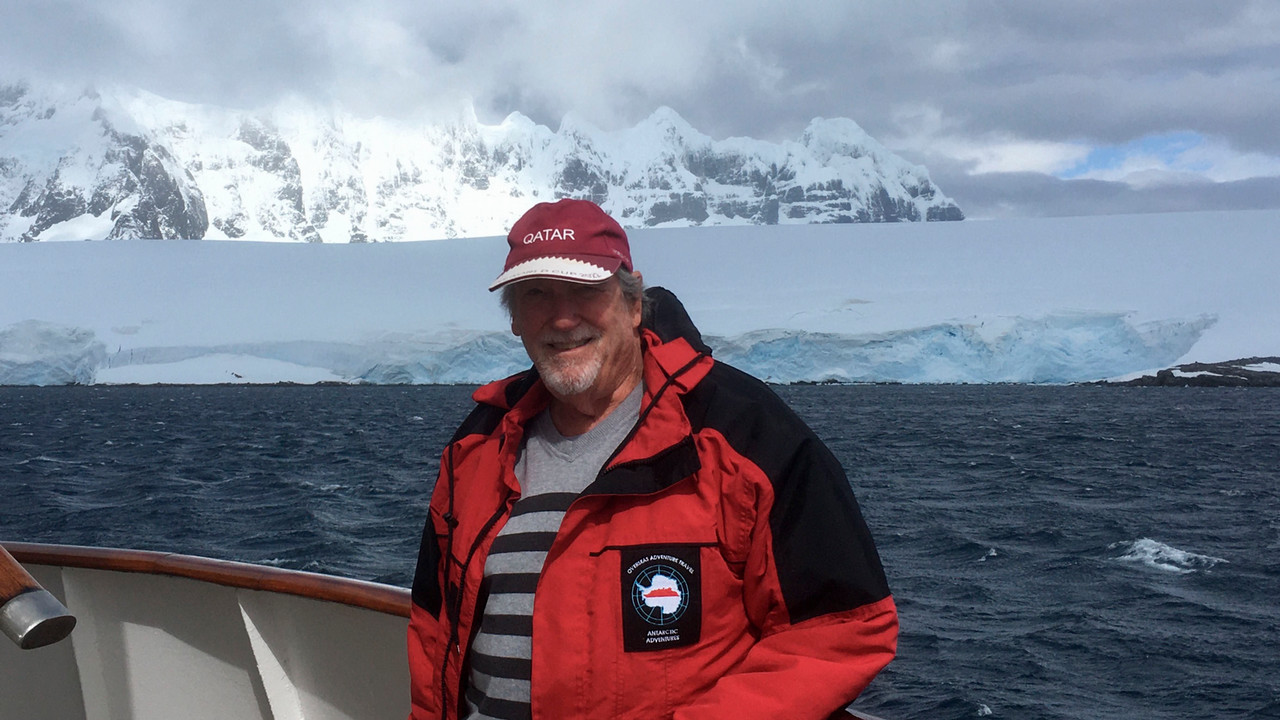 Joe Barth on a trip to the antarctic