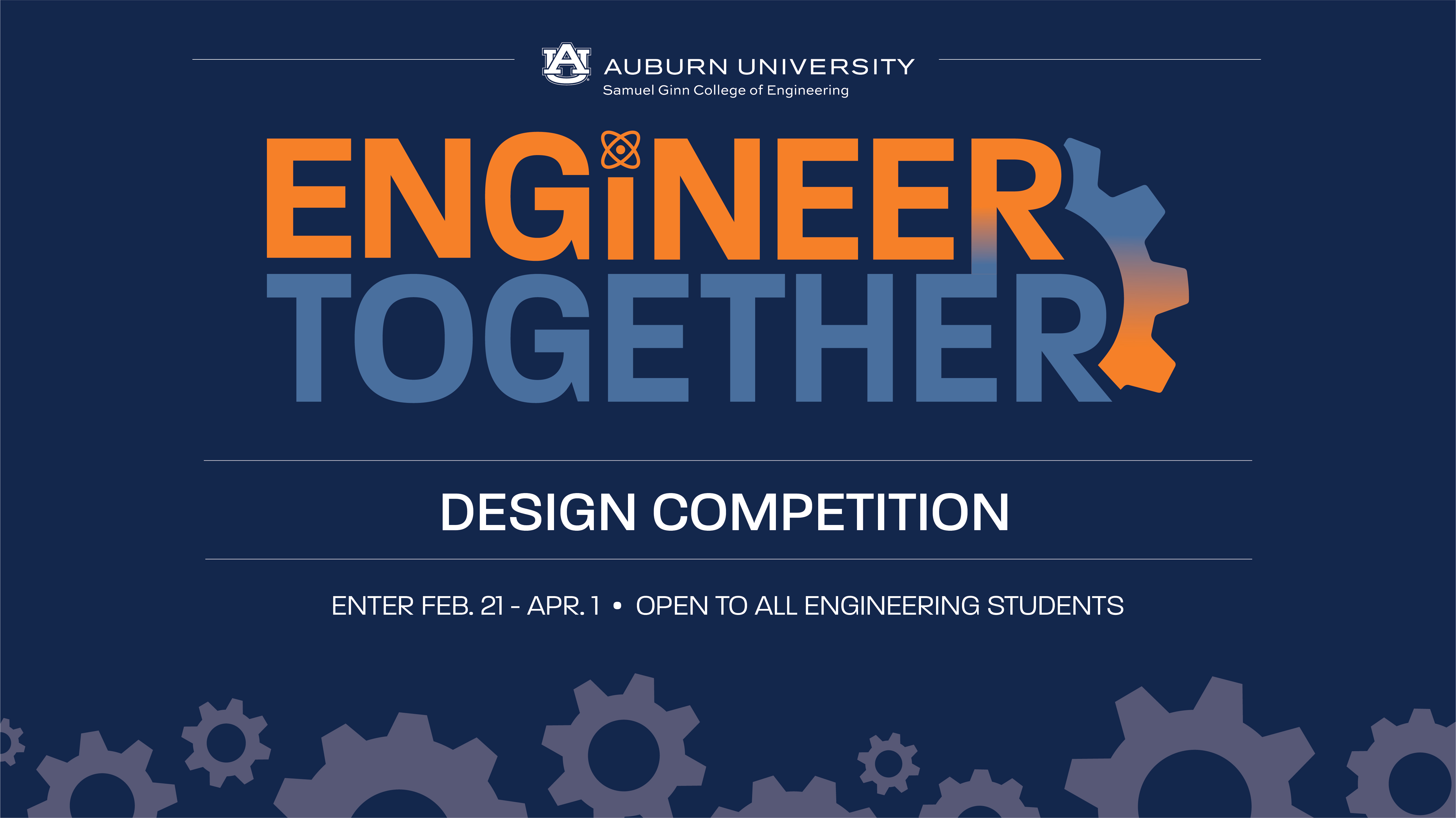 The design competition is open to all engineering students.