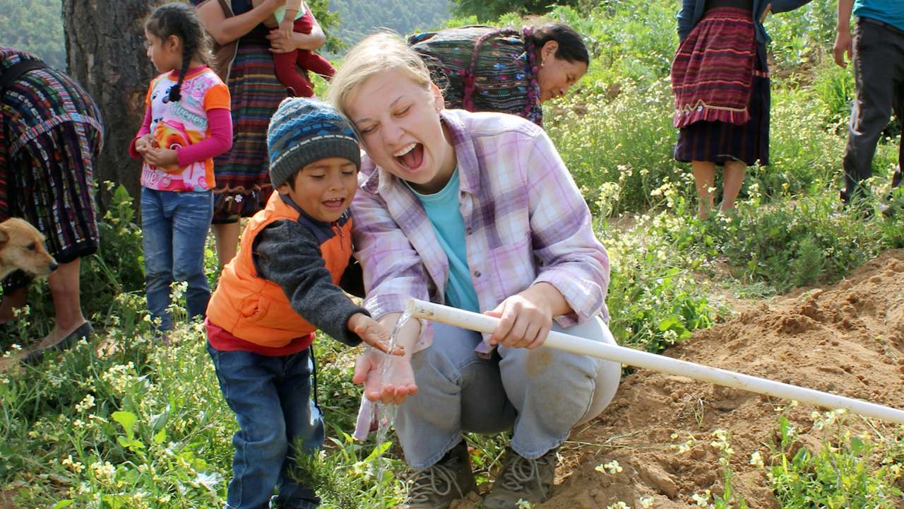 Anna Grace Peel, a recent bioprocess engineering graduate, previously served on EWB-Auburn teams that brought reliable access to potable water to villagers in Guatemala.