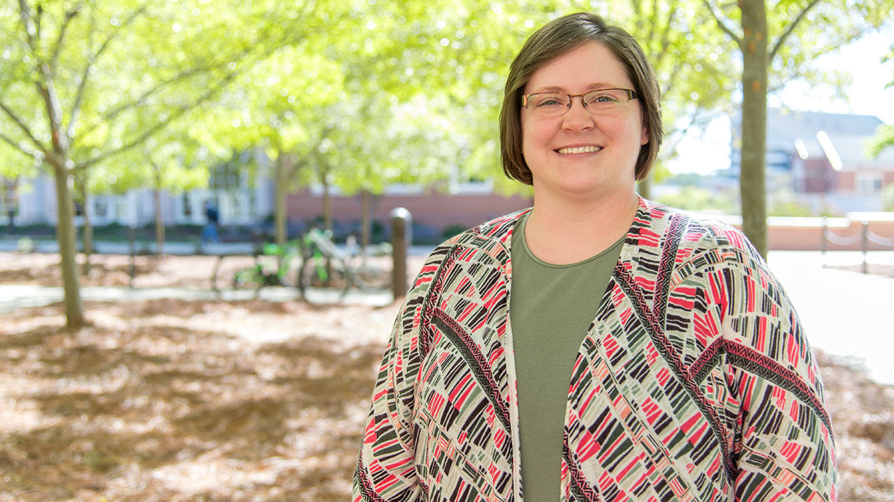 Meredith Reid, assistant professor in electrical and computer engineering, is hoping results of the study can identify biomarkers that could lead to PTSD medication for older adults.