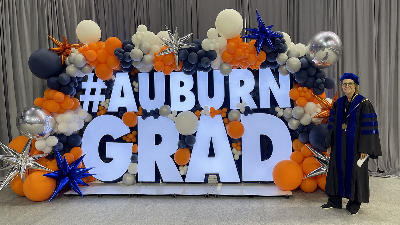 Alice Smith, the Joe W. Forehand/Accenture Distinguished Professor of the Auburn University Department of Industrial and Systems Engineering, recently earned a Bachelor of Arts degree in Spanish from Auburn University.