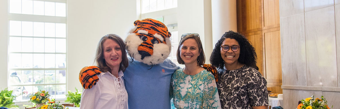 Aubie with 100 women strong