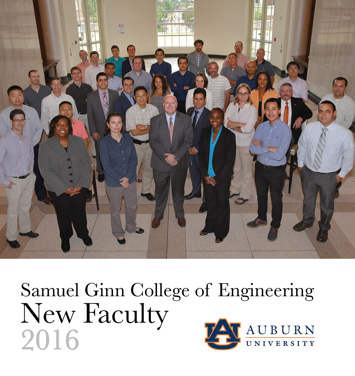 Samuel Ginn College of Engineering New Faculty 2016