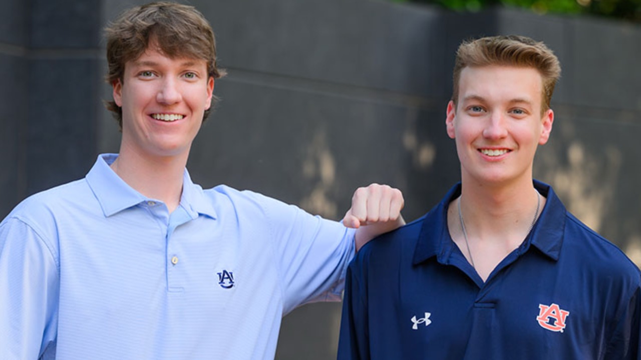 Olmstead brothers graduate this spring with a legacy of commitment, service and pride passed down through four generations of Auburn graduates