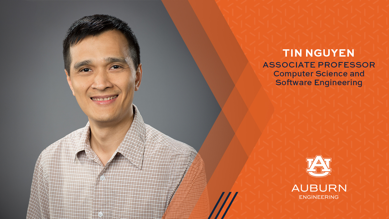 Tin Nguyen joined the Auburn Engineering faculty this past August after earning a National Science Foundation CAREER Award at Nevada-Reno.