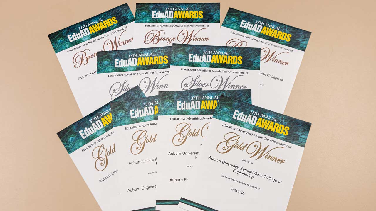 The Engineering Office of Communications and Marketing earned nine Educational Advertising awards.