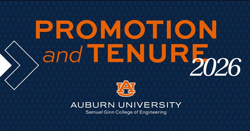 18 Auburn Engineering faculty members named to 2026 promotion, tenure list