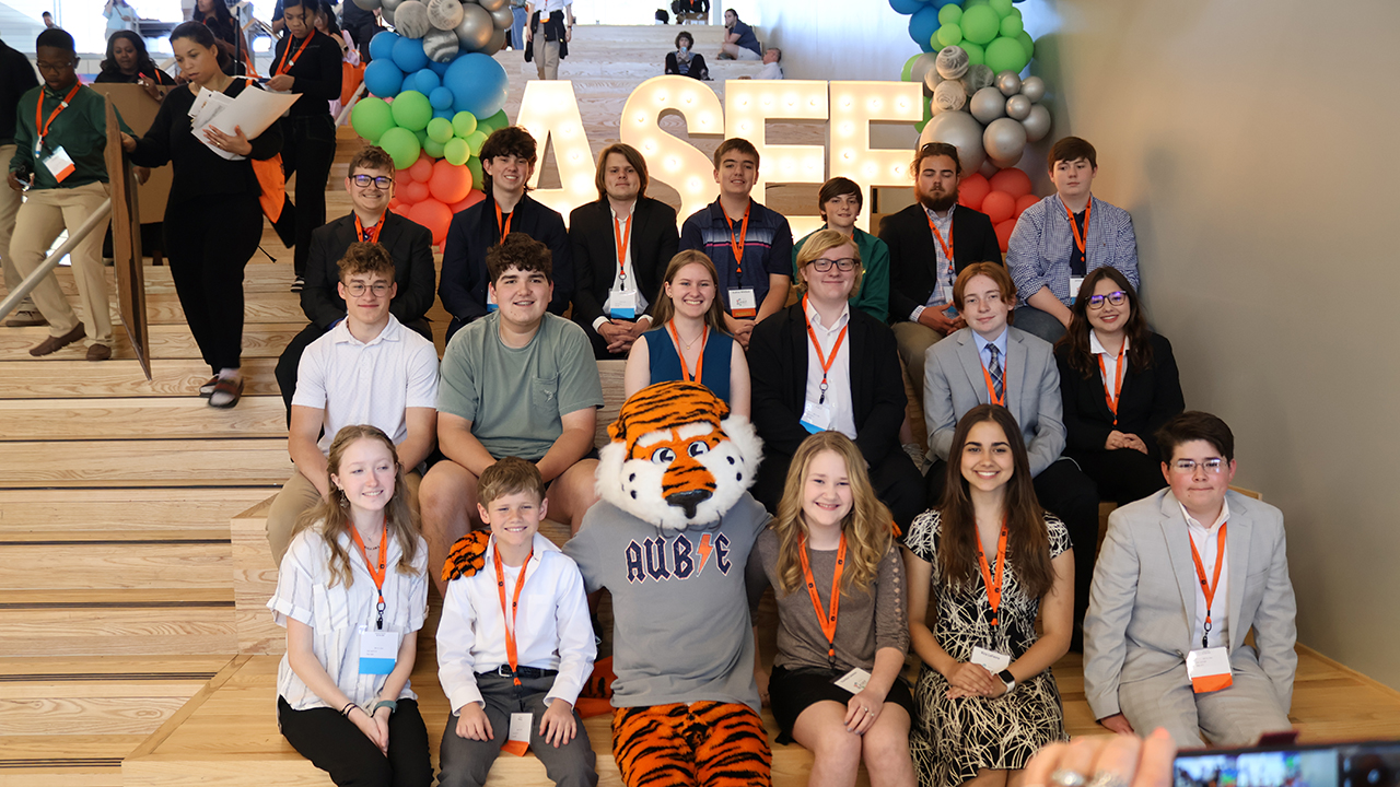 More than 220 sixth- through 12th-graders answered these questions – and more — via poster presentations on April 13, and competed for nearly $15,000 in prizes, at the Alabama Science and Engineering Fair at Auburn University. 