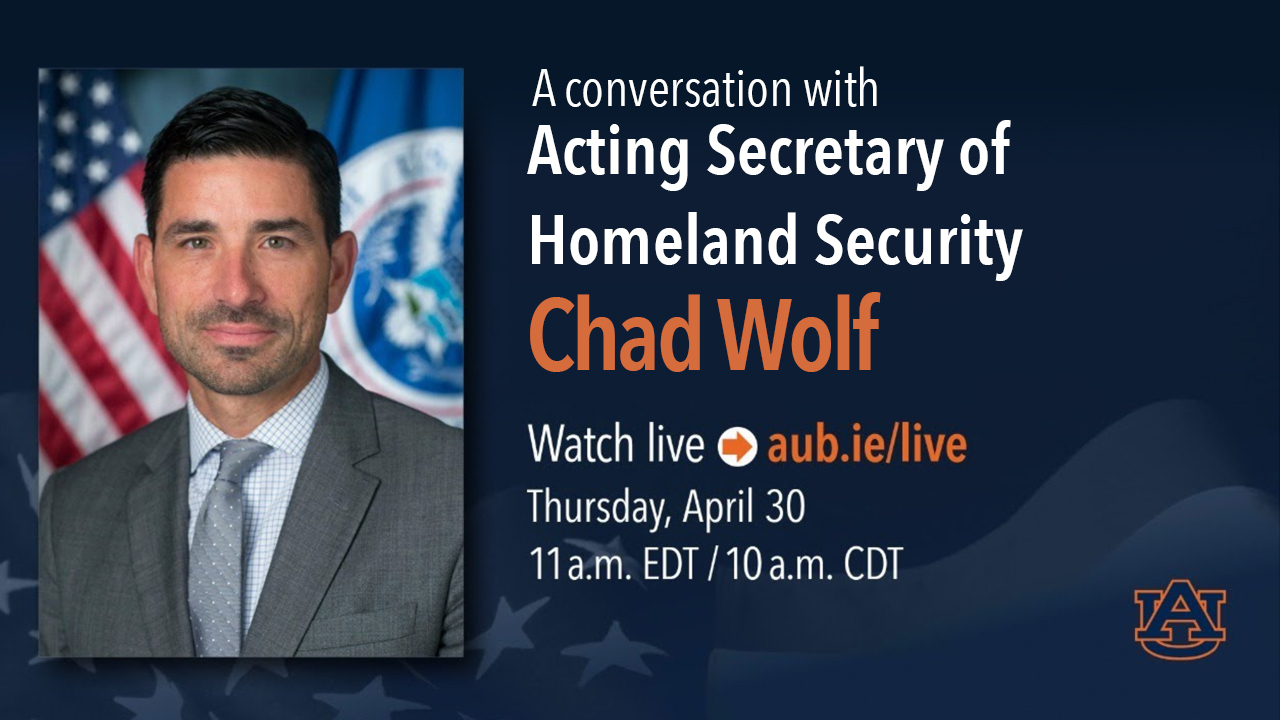 Acting Secretary of Homeland Security Chad Wolf