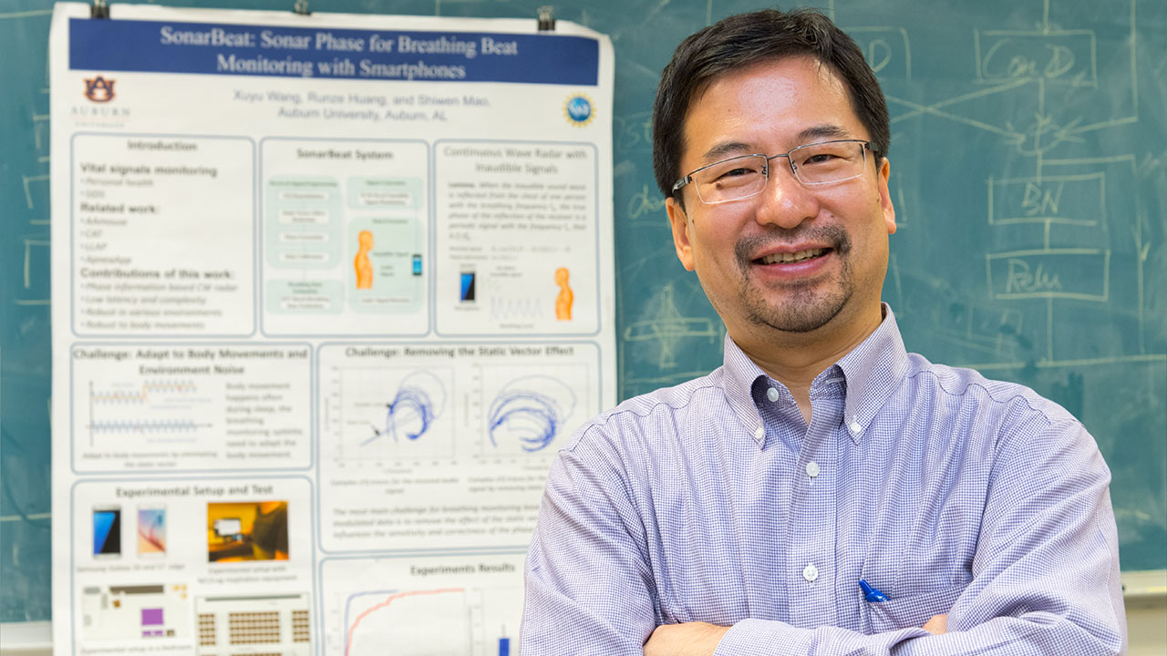Shiwen Mao said it was important to create research that positively impacts people's lives.