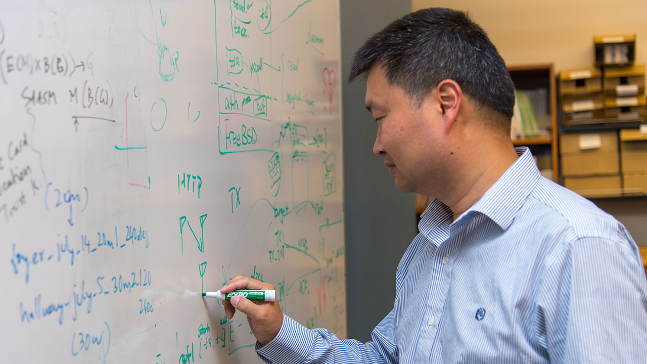 Tao Shu's research earned a three-year, $300,000 National Science Foundation grant.