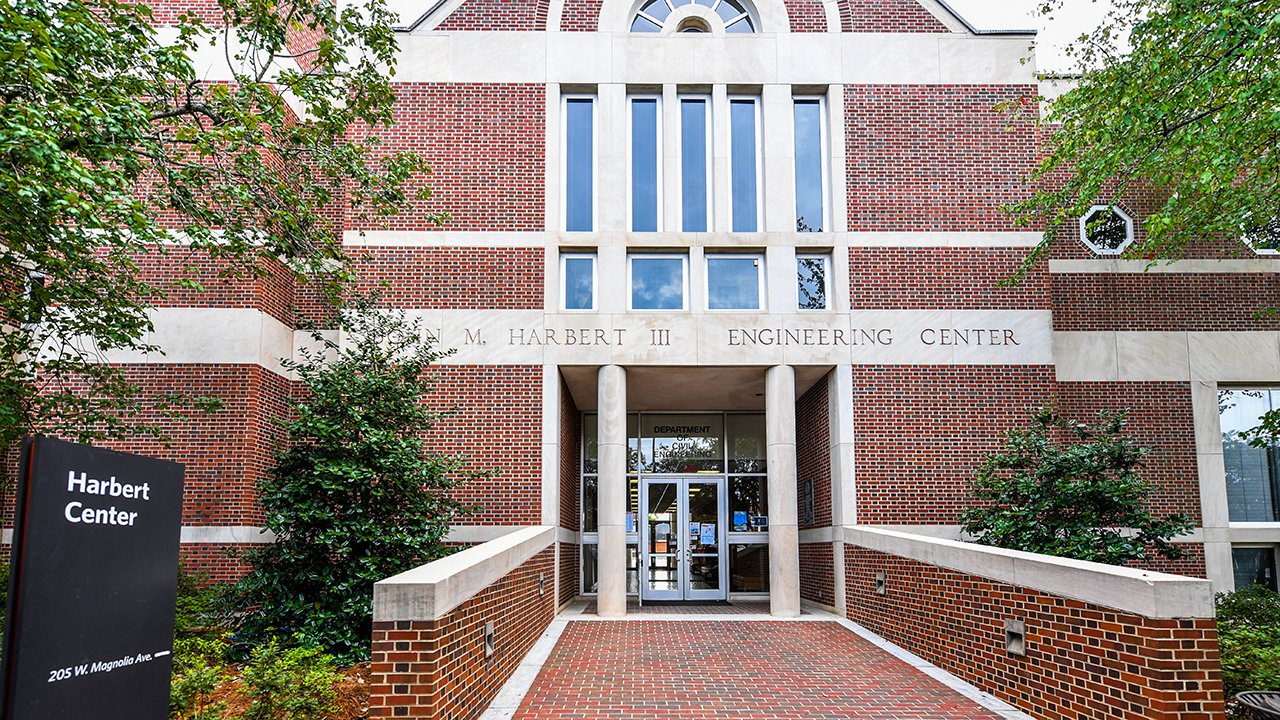 The M. Harbert III Engineering Center, home to Auburn’s Department of Civil and Environmental Engineering, will host this year’s student organization pitch competition.