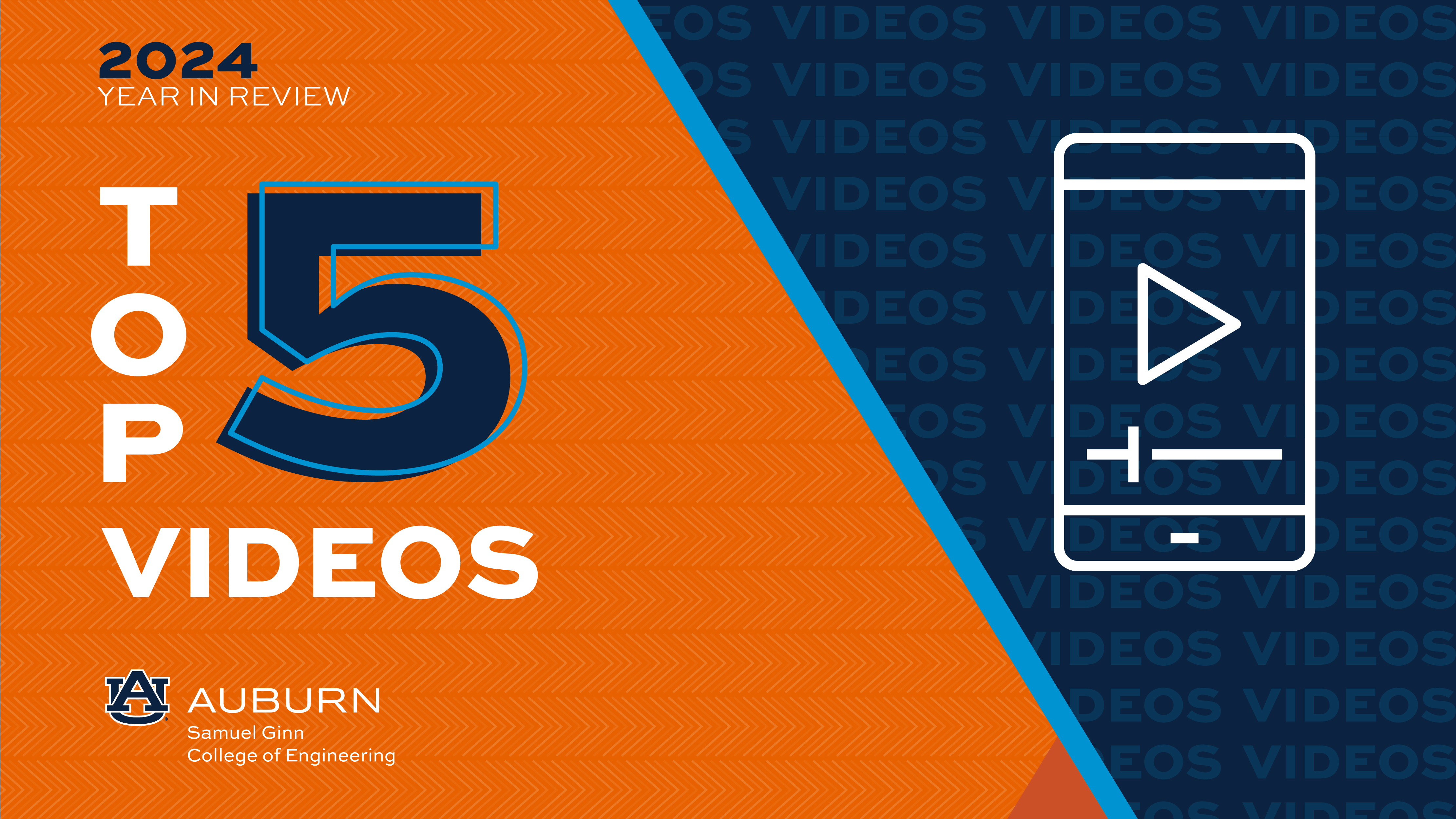 Auburn Engineering debuts top 5 videos of the year list.