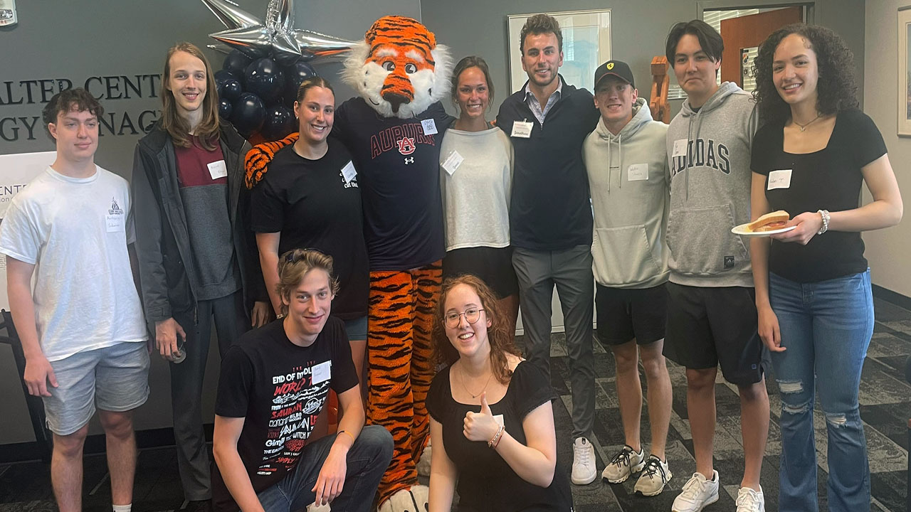 The Auburn University Thomas Walter Center for Technology Management recently hosted a meet and greet event for new students entering the Business-Engineering-Technology (B-E-T) minor program.