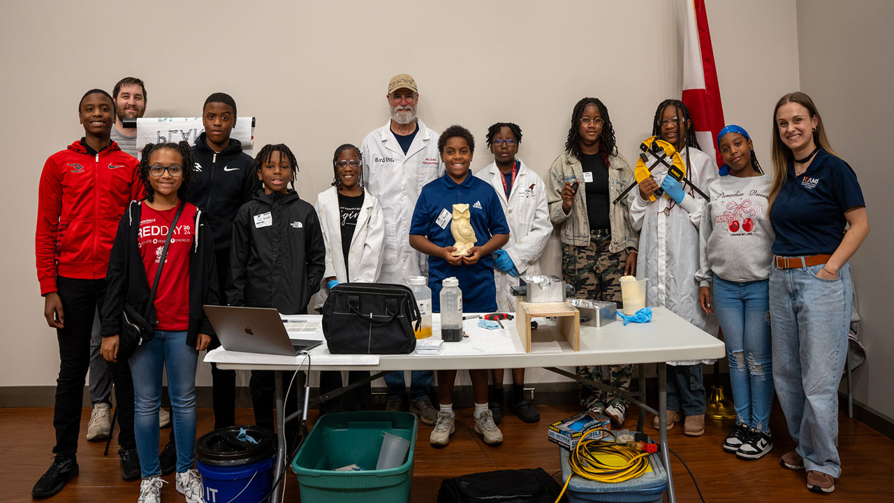 Middle schoolers from the Huntsville Learning Center’s STREAM Team recently received a firsthand look at the world of manufacturing, thanks to the Bird Inc. program.