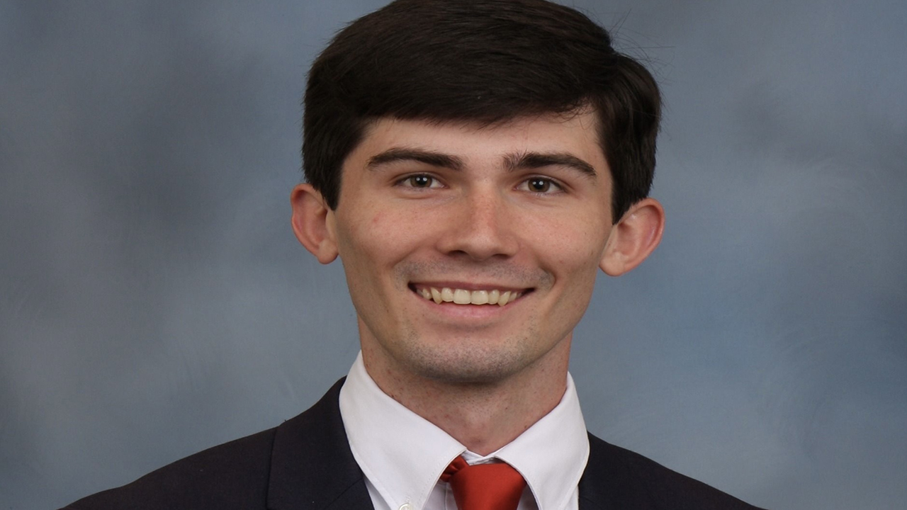 Gunnar Smith, a junior in the Department of Industrial and Systems Engineering (ISE), was recently honored with the Jeff and Linda Stone Leadership Award.