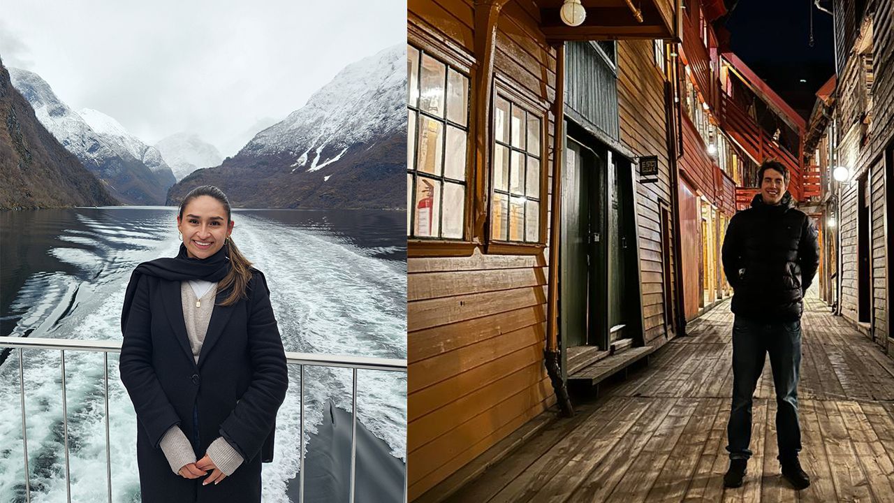 Daniela Granados-Rivera and Juan Morande were part of an academic exchange program with the Norwegian University of Science and Technology (NTSU) under the FutureLog project, which explores logistics 4.0 applications globally.