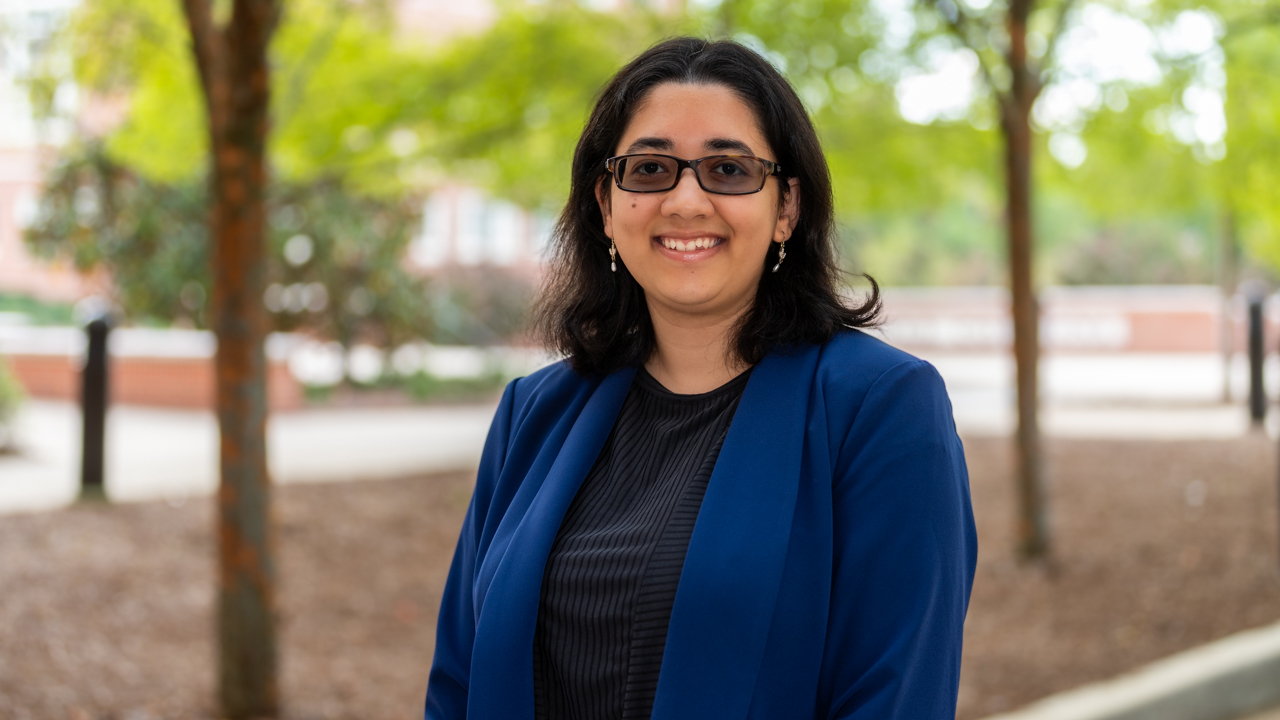 Kanak Parmar, a doctoral student in aerospace engineering, won the Molly K. Macauley Award for the science/engineering category from the American Astronautical Society.