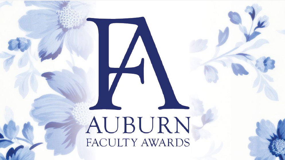 Auburn University recognizes faculty for their exemplary leadership, innovative research, scholarship, creative work and dedicated service to the university and the broader community.