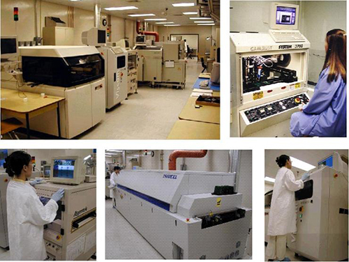 Equipment in the Surface Mount Assembly laboratory