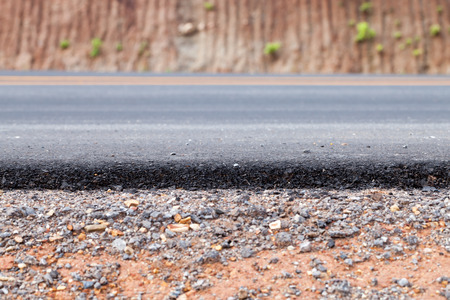 Crack in road