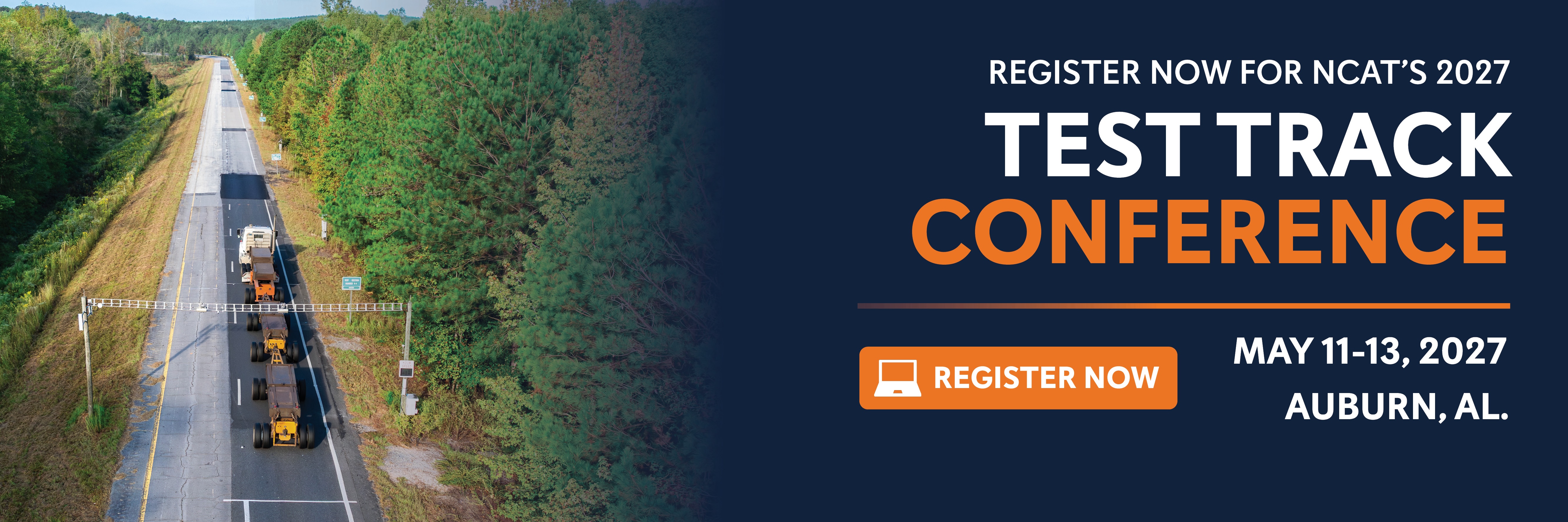 Register now for NCAT's 2027 Test Track Conference!